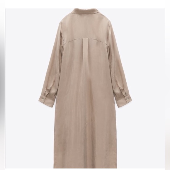 ZARA OVERSIZED SHIRT DRESS - Picture 7 of 7